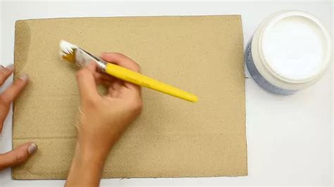 things to paint on cardboard